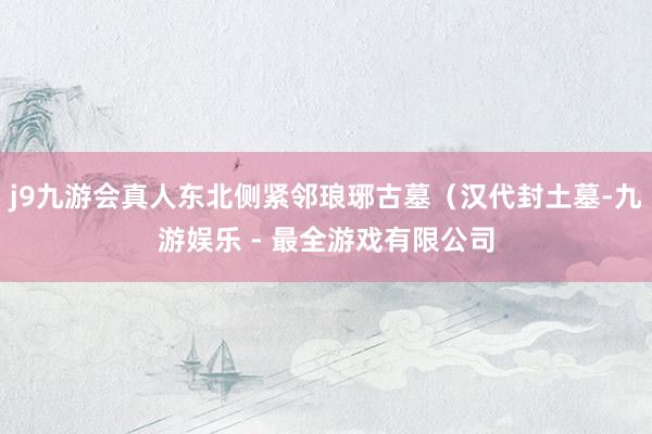 j9九游会真人东北侧紧邻琅琊古墓（汉代封土墓-九游娱乐 - 最全游戏有限公司